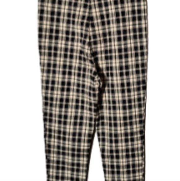 Zara Black and Cream Hi Rise Legging Women's Size Medium NWT - Picture 10 of 11